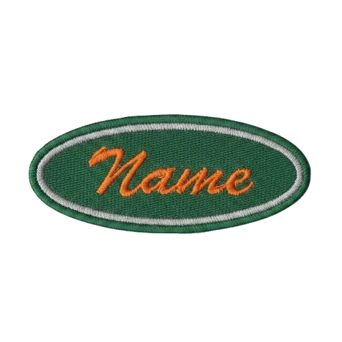 Custom Oval Patches - View 1