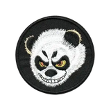 black angry panda patch thumbnail 1