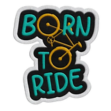 born to ride hat patch thumbnail 1