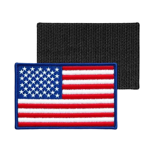 custom american flag velcro patch - custom patch by Fineyst Patches