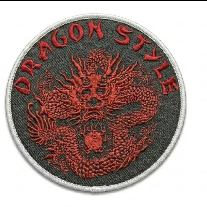 Dragon Style embroidered patch - View 1