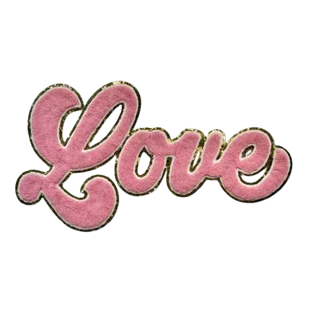 love letterman jacket patch - View 1