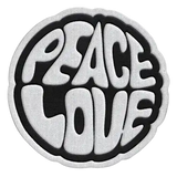 peace love hat patch thumbnail 1