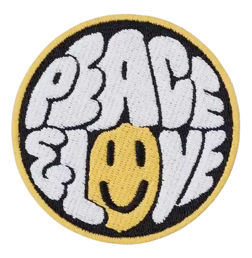 peace love hat patch - View 2