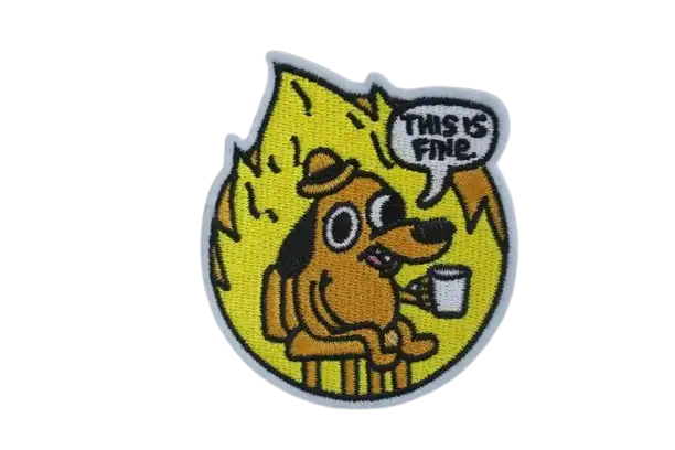 this is fine patch - View 2