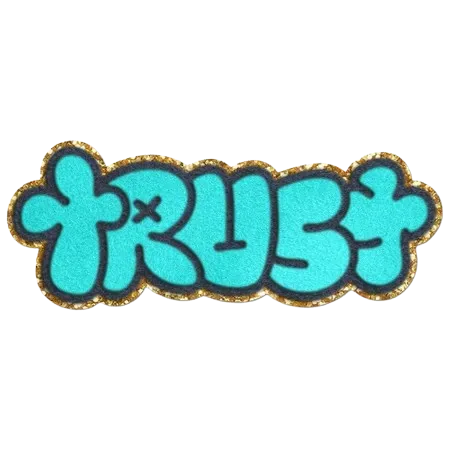 trust letterman jacket patch - View 1