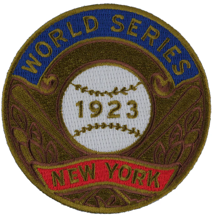 1923 New York Yankees MLB World Series Patch