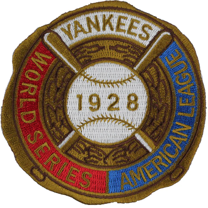 1928 New York Yankees MLB World Series Patch