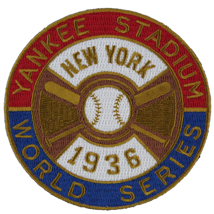 1936 New York Yankees MLB World Series Patch