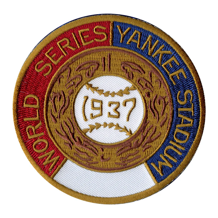 1937 New York Yankees MLB World Series Patch
