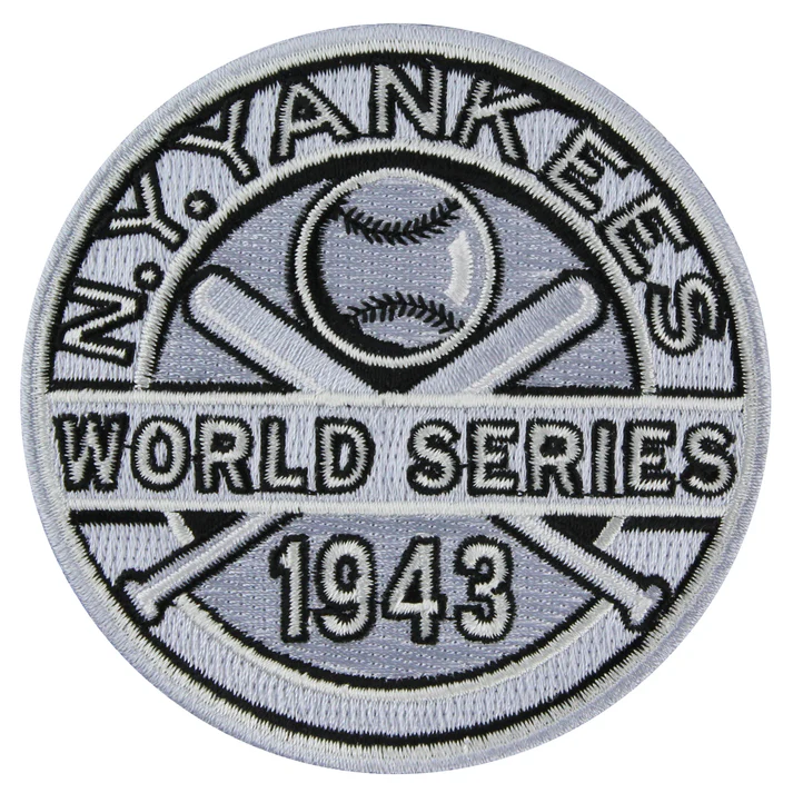 1943 New York Yankees MLB World Series Patch