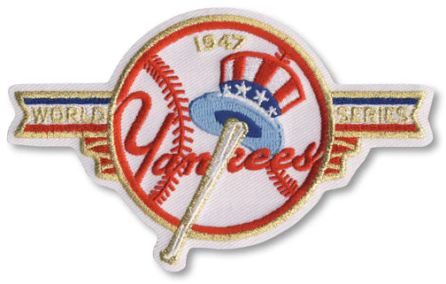 1947 New York Yankees MLB World Series Patch