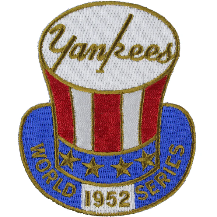 1952 New York Yankees MLB World Series Patch