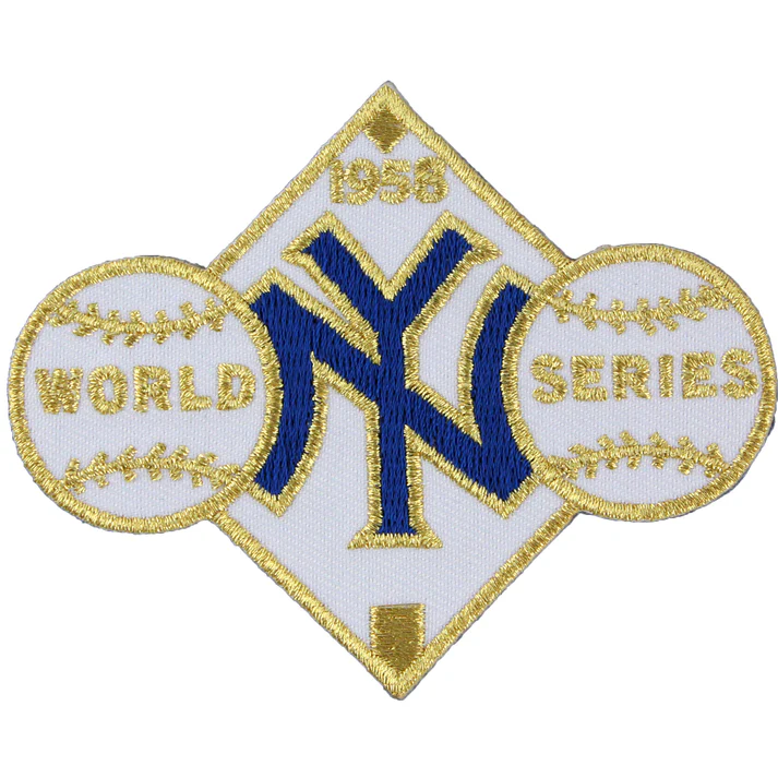 1958 New York Yankees MLB World Series Patch
