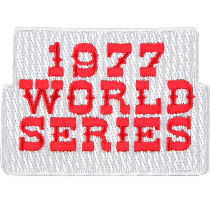 1977 MLB World Series Patch