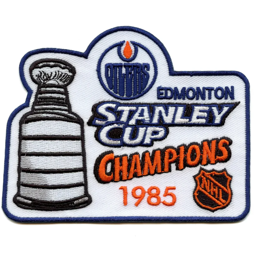1985 Stanley Cup Champions Edmonton Oilers Patch