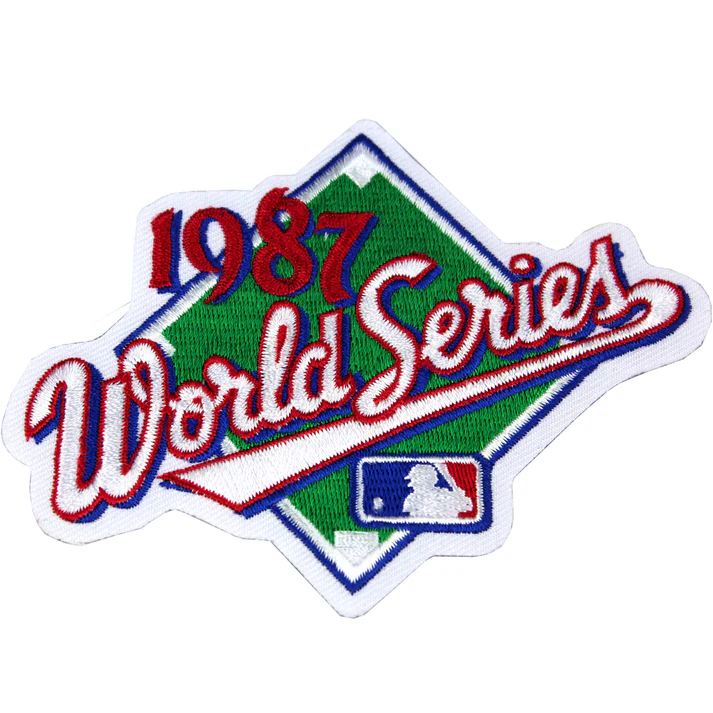 1987 MLB World Series Logo Jersey Patch 