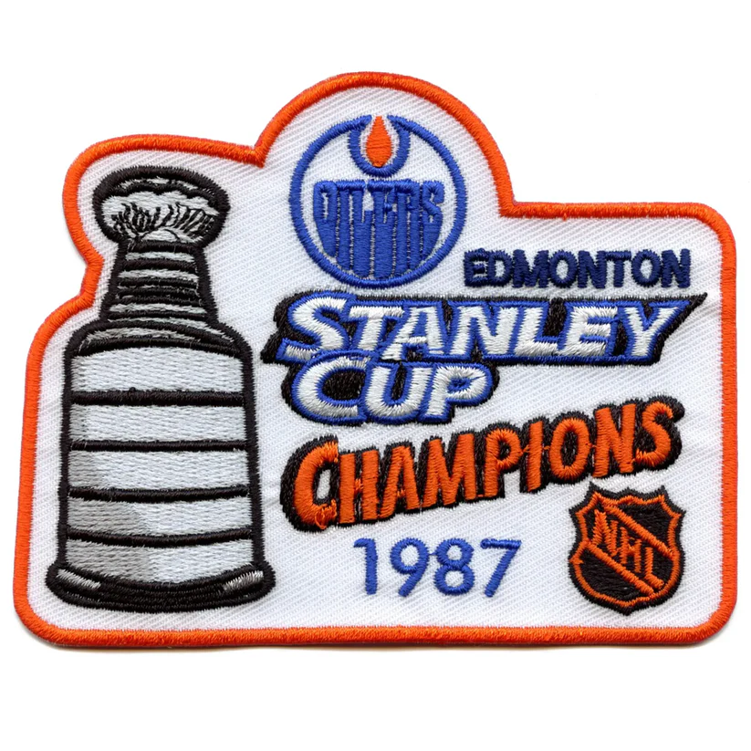 1987 Stanley Cup Champions Edmonton Oilers Patch