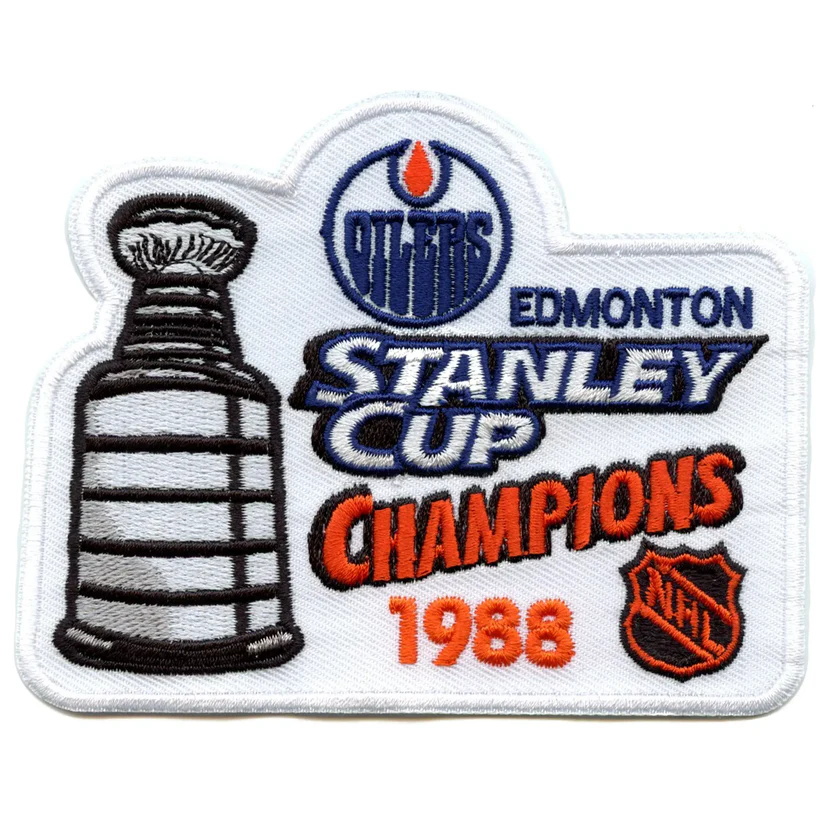1988 Stanley Cup Champions Edmonton Oilers Patch