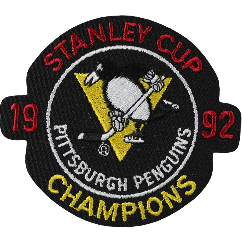 1992 NHL Pittsburgh Penguins Stanley Cup Champions Patch