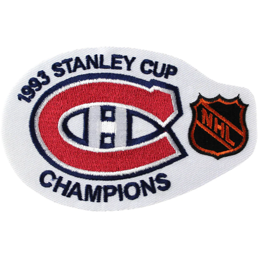 1993 Montreal Canadiens Stanley Cup Champions Patch