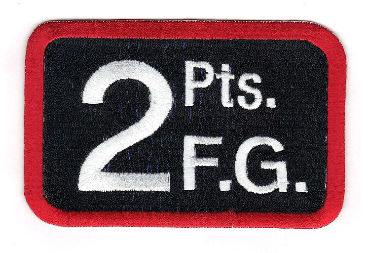 2 Pts F.G. Team Jersey Patch