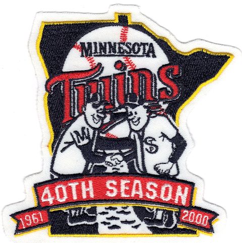 2000 Minnesota Twins 40th Season Anniversary Patch