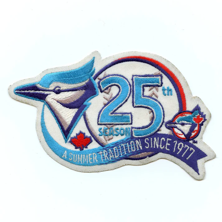 2001 Toronto Blue Jays 25th Anniversary Patch
