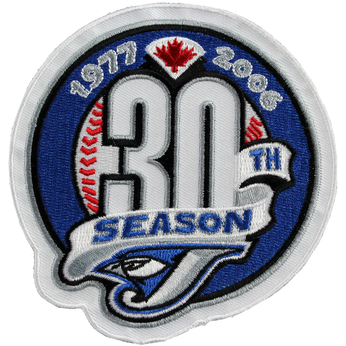 2006 Toronto Blue Jays 30th Anniversary Patch