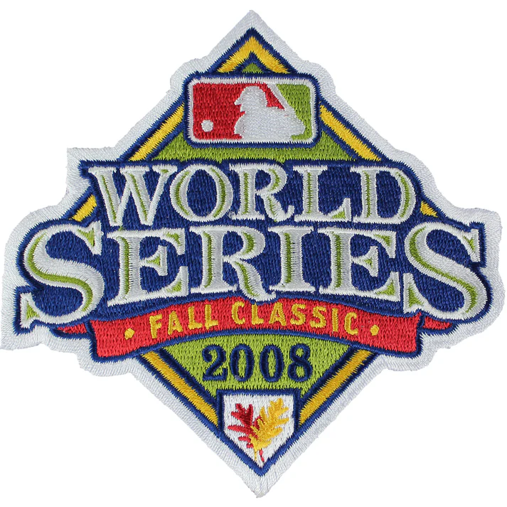 2008 MLB World Series Logo Patch