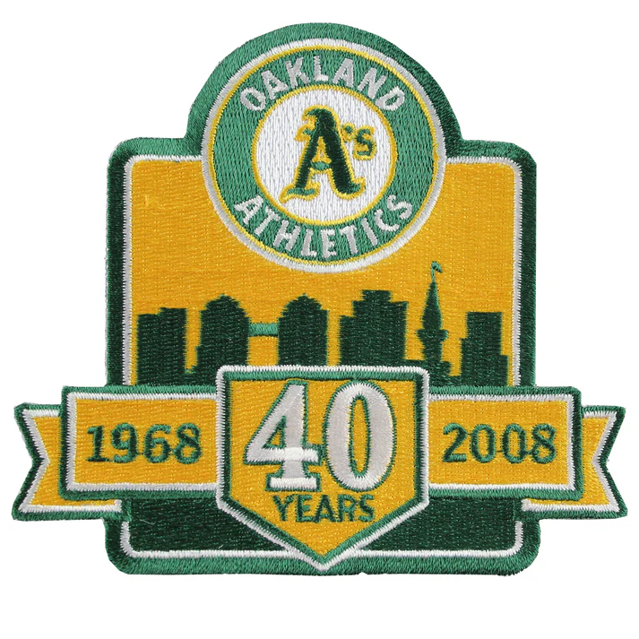 2018 Oakland A's Athletics 50th Patch