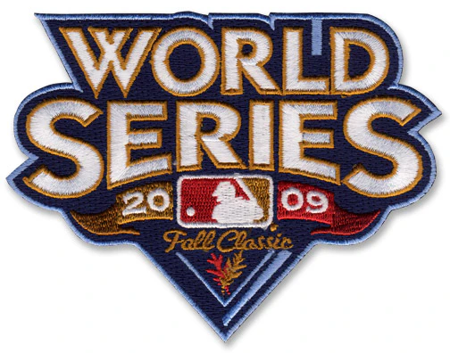2009 MLB World Series Logo Sleeve Patch