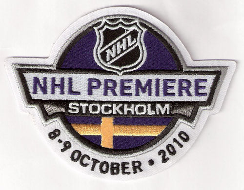 2010 NHL Premiere Stockholm Jersey Patch