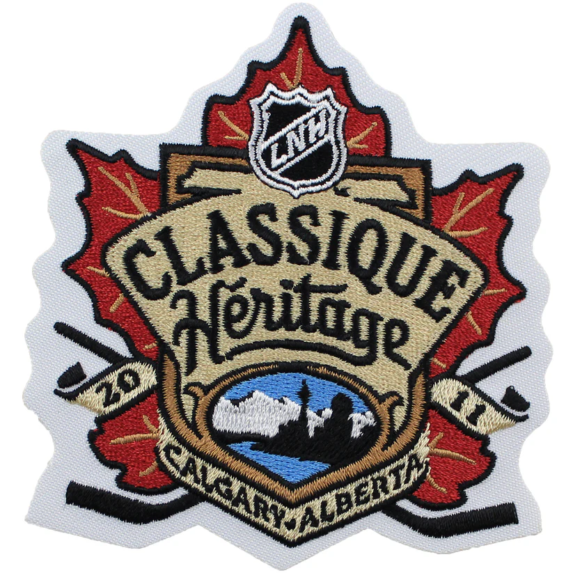 2011 NHL Heritage Classic Game Logo Patch