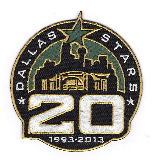 2012-13 Dallas Stars 20th Anniversary Patch