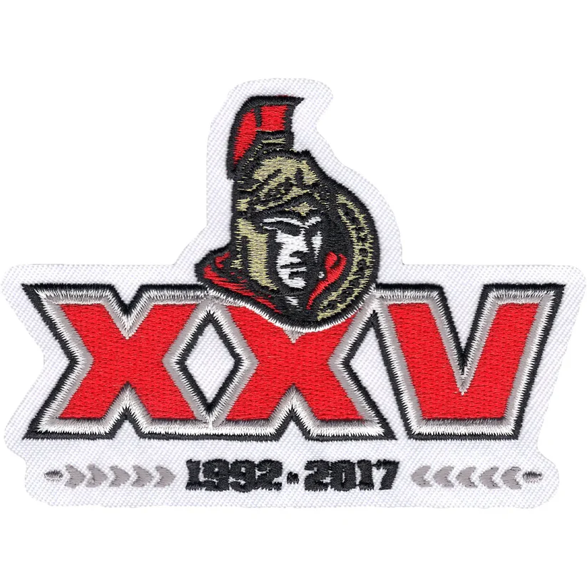 2017 Ottawa Senators 25th Anniversary Patch