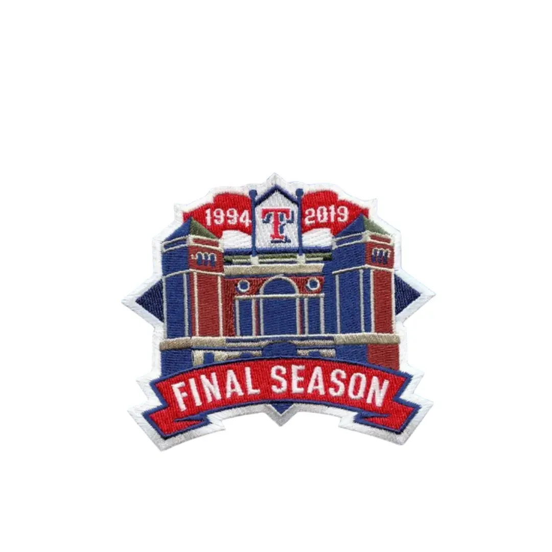 2019 Texas Rangers Stadium Final Season Patch