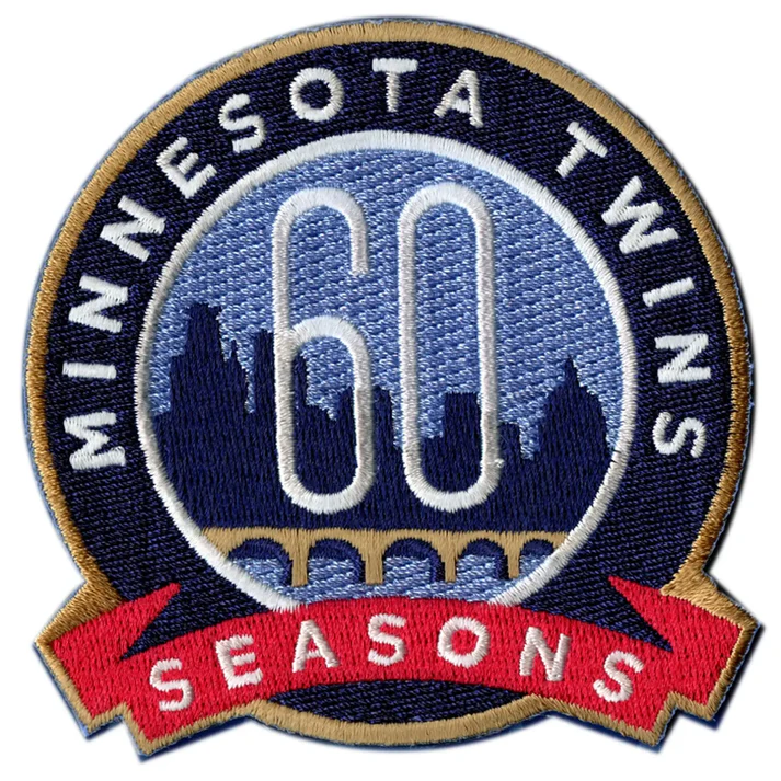 2020 Minnesota Twins 60th Anniversary Patch