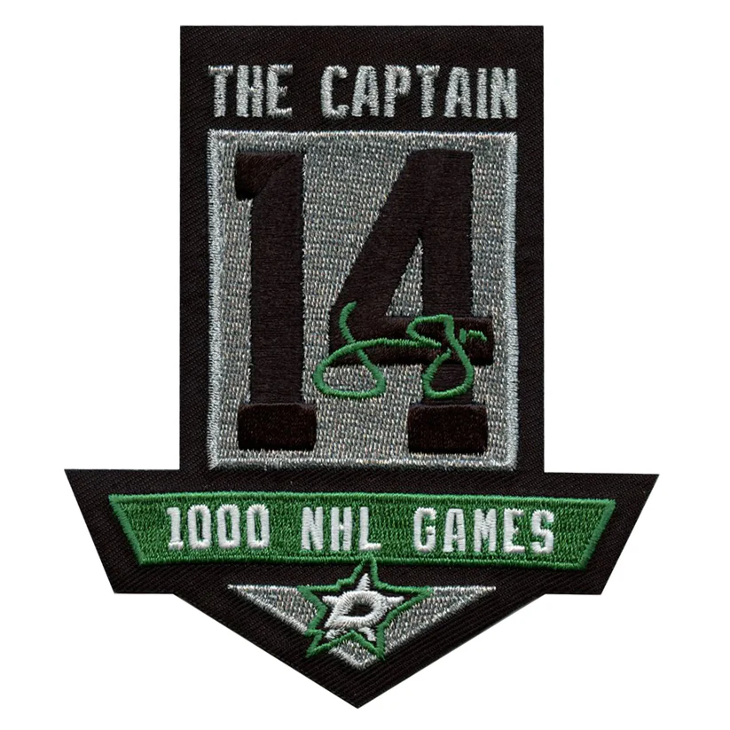 2023 Dallas Stars Jamie Benn 1000th NHL Patch