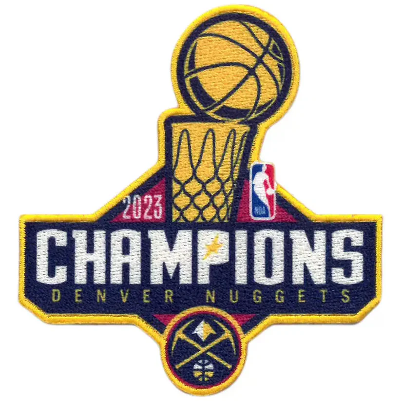 2023 NBA Champions Denver Nuggets Patch - 2023 NBA Champions Denver Nuggets Patch USA 2023 NBA Champions Denver Nuggets Patch - View 1