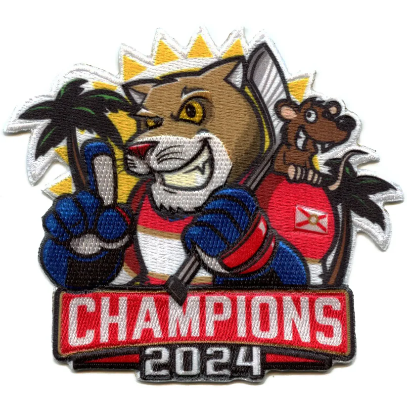 2024 Florida Champions Mascot Hockey Patch