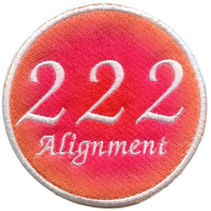 222 Angel Number Patch