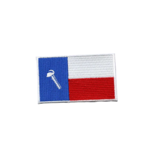 Screw Texas Flag Parody Patch Embroidered