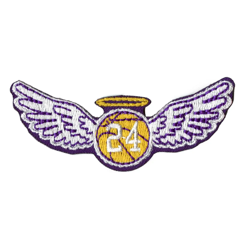 24 Halo Basketball With Wings Patch