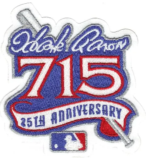 715th Home Run 25th Anniversary Patch