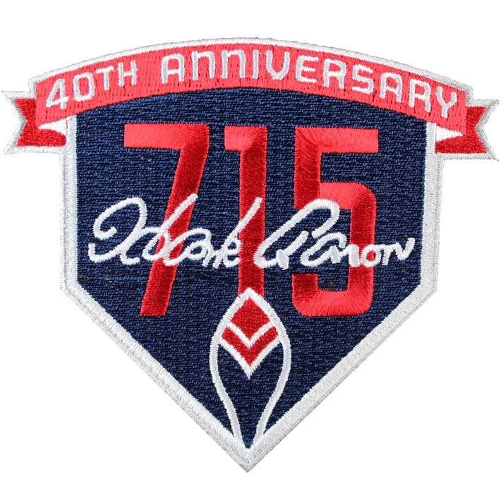 715th Home Run 40th Anniversary Patch