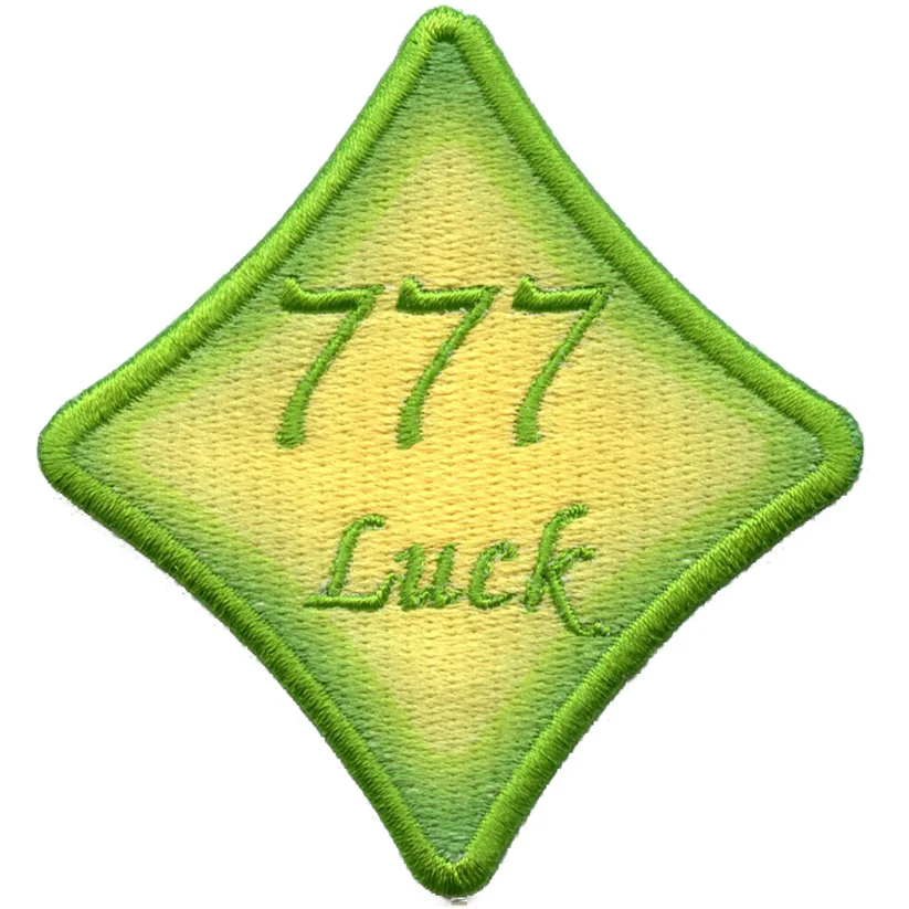 777 Angel Numbers Embroidered Iron On Patch