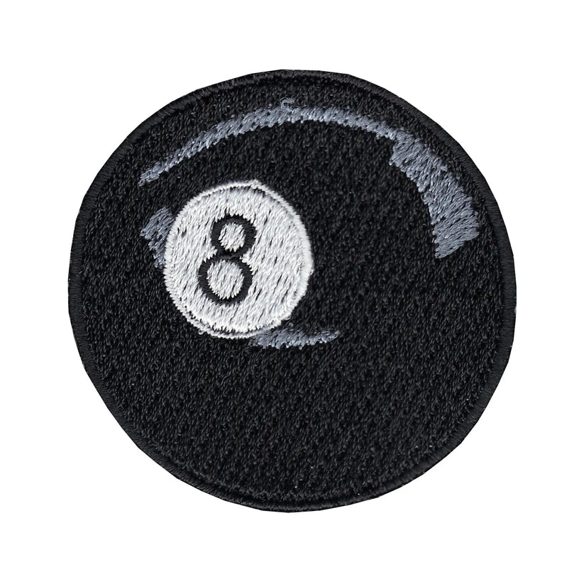 8 Ball Patch Billiard Game Iron On