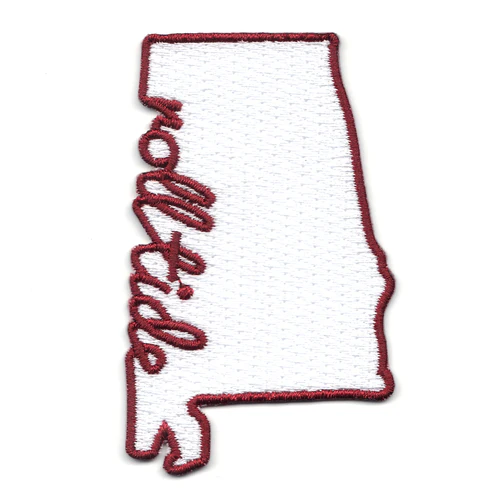 Alabama Rolltide State Shape Patch 