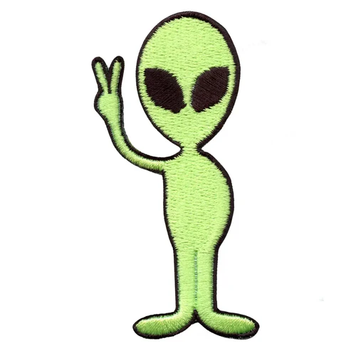 Alien Embroidered Patch